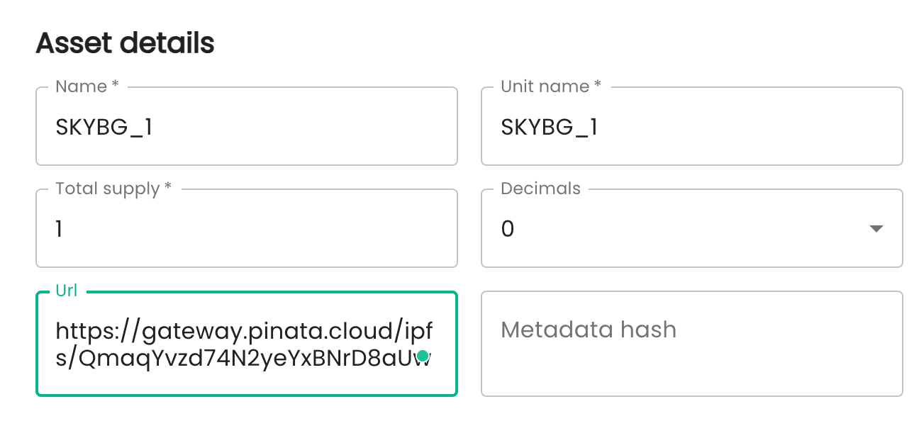 algodesk form