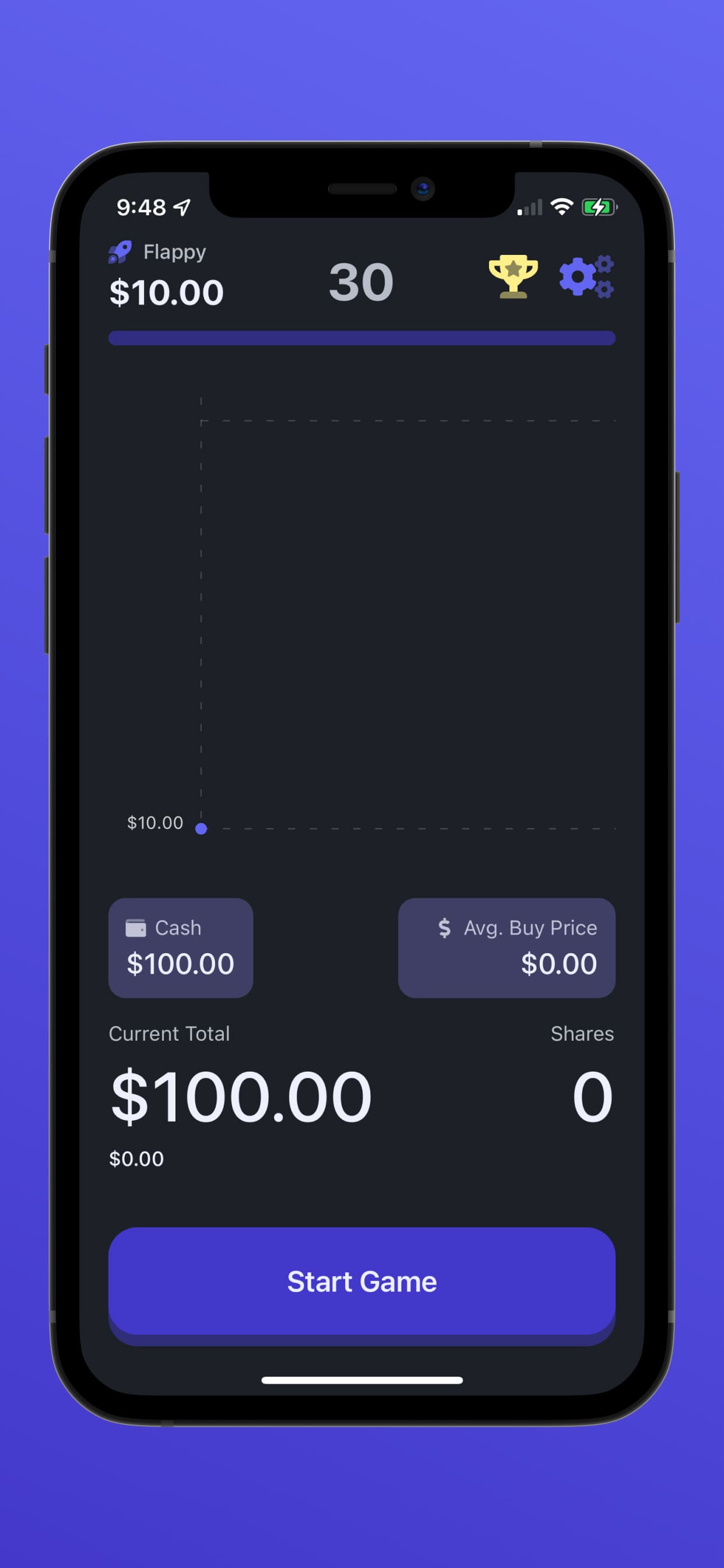 Flappy Stock app store screenshot #2