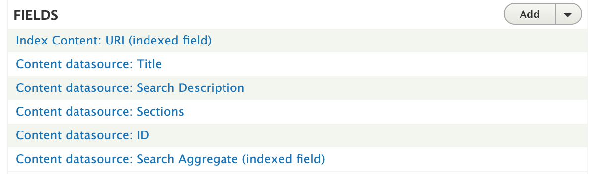 setup fields